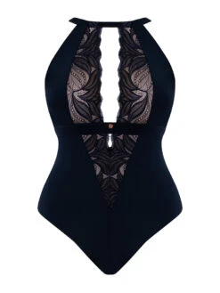 Curvy Kate Indulgence Bodysuit - Black/Latte -FREYA Shop braforme curvy kate scantilly indulgence ST010704 BLT c