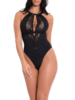 Curvy Kate Indulgence Bodysuit - Black/Latte