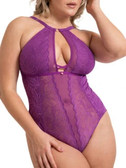 Curvy Kate Opulence Bodysuit - Mystic Purple -FREYA Shop braforme curvy kate scantilly opulence ST038704 MPU 2f