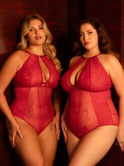 Curvy Kate Opulence Bodysuit - Ruby Red -FREYA Shop braforme curvy kate scantilly opulence ST038704 RRB 3l