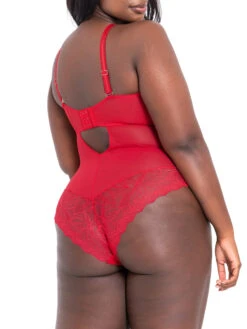 Curvy Kate Opulence Bodysuit - Ruby Red -FREYA Shop braforme curvy kate scantilly opulence ST038704 RRB b