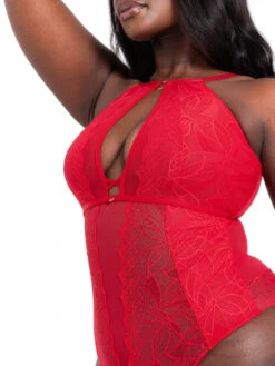 Curvy Kate Opulence Bodysuit - Ruby Red -FREYA Shop braforme curvy kate scantilly opulence ST038704 RRB s