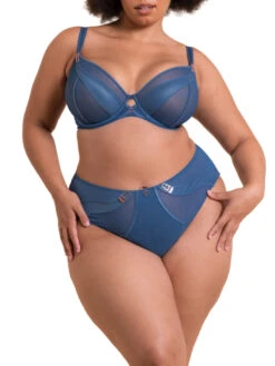 Curvy Kate Suspense Plunge Bra - French Blue -FREYA Shop braforme curvy kate scantilly suspense ST043101 FBL 2f