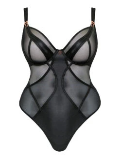 Curvy Kate Suspense Plunge Bodysuit - Black -FREYA Shop braforme curvy kate scantilly suspense ST043704 BLK c