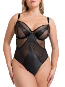 Curvy Kate Suspense Plunge Bodysuit - Black