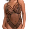 Curvy Kate Senses Plunge Bodysuit - Leopard Brown -FREYA Shop braforme curvy kate senses ST027704 LPB f