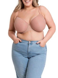 Curvy Kate Smoothie Spacer Moulded T-Shirt Bra - Latte -FREYA Shop braforme curvy kate smoothie CK072104 LAT 2f