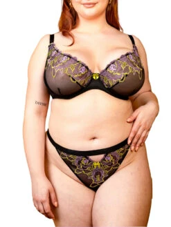 Curvy Kate Stand Out Plunge Bra - Black Multi -FREYA Shop braforme curvy kate stand out CK049115 BMU 2l