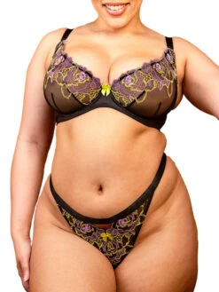 Curvy Kate Stand Out Plunge Bra - Black Multi -FREYA Shop braforme curvy kate stand out CK049115 BMU 3l