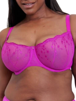 Curvy Kate Stardust Balcony Bra - Vivid Violet