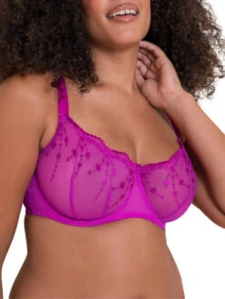 Curvy Kate Stardust Balcony Bra - Vivid Violet -FREYA Shop braforme curvy kate stardust lCK083100 VIV s