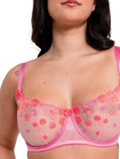 Curvy Kate Strawberry Crush Balcony Bra - Pink Multi -FREYA Shop braforme curvy kate strawberry crush CK075100 PMU 2f