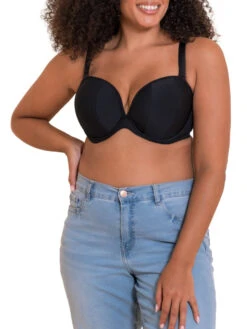 Curvy Kate Superhero Multiway Plunge Bra - Black 18 Curvy Kate Superhero Multiway Plunge Bra - Black -FREYA Shop braforme curvy kate superhero CK088108 BLK 2f