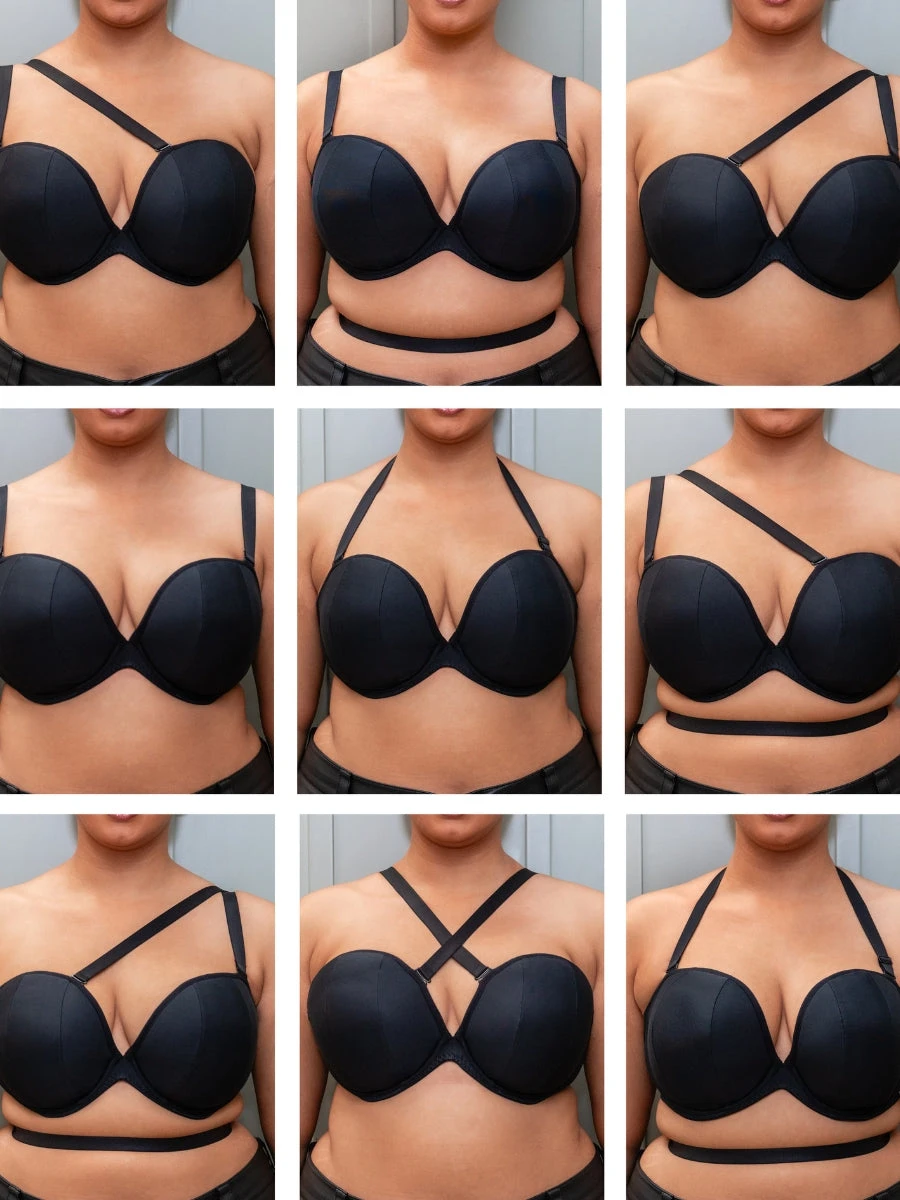 Curvy Kate Superhero Multiway Plunge Bra - Black 9 Curvy Kate Superhero Multiway Plunge Bra - Black - Image 7