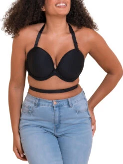 Curvy Kate Superhero Multiway Plunge Bra - Black 20 Curvy Kate Superhero Multiway Plunge Bra - Black -FREYA Shop braforme curvy kate superhero CK088108 BLK 3f