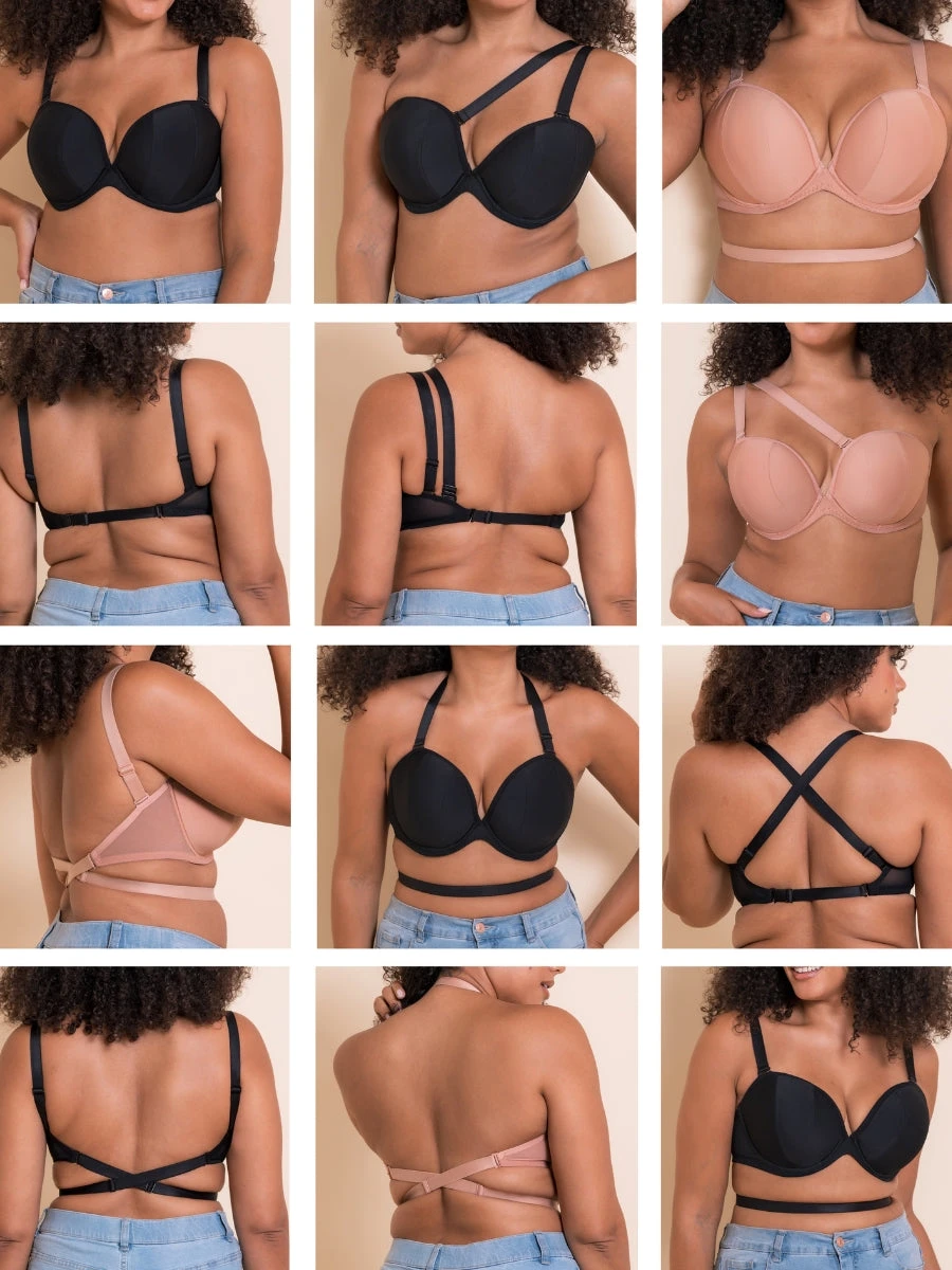 Curvy Kate Superhero Multiway Plunge Bra - Black 10 Curvy Kate Superhero Multiway Plunge Bra - Black - Image 8