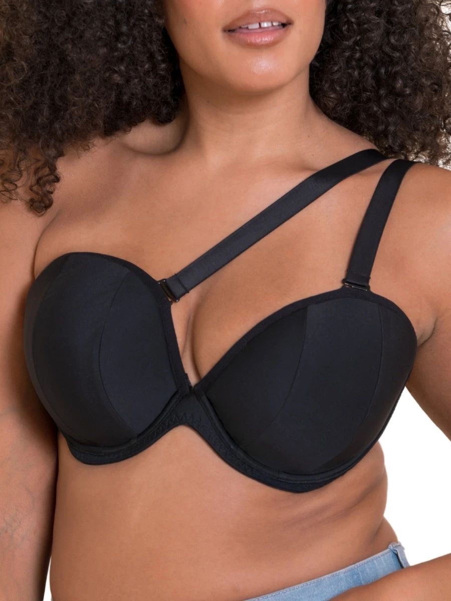 Curvy Kate Superhero Multiway Plunge Bra - Black 3 Curvy Kate Superhero Multiway Plunge Bra - Black