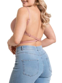 Curvy Kate Superhero Multiway Plunge Bra - Latte -FREYA Shop braforme curvy kate superhero CK088108 LAT 2b