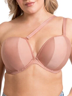 Curvy Kate Superhero Multiway Plunge Bra - Latte