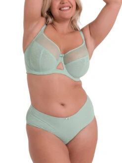 Curvy Kate Victory Polka Balcony Bra - Mint -FREYA Shop braforme curvy kate victory polka CK059102 MNT 3f