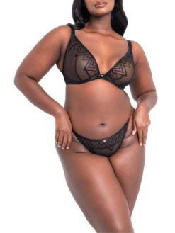 Curvy Kate Voltage Deep Plunge Bra - Black 14 Curvy Kate Voltage Deep Plunge Bra - Black -FREYA Shop braforme curvy kate voltage ST041118 BLK 2f