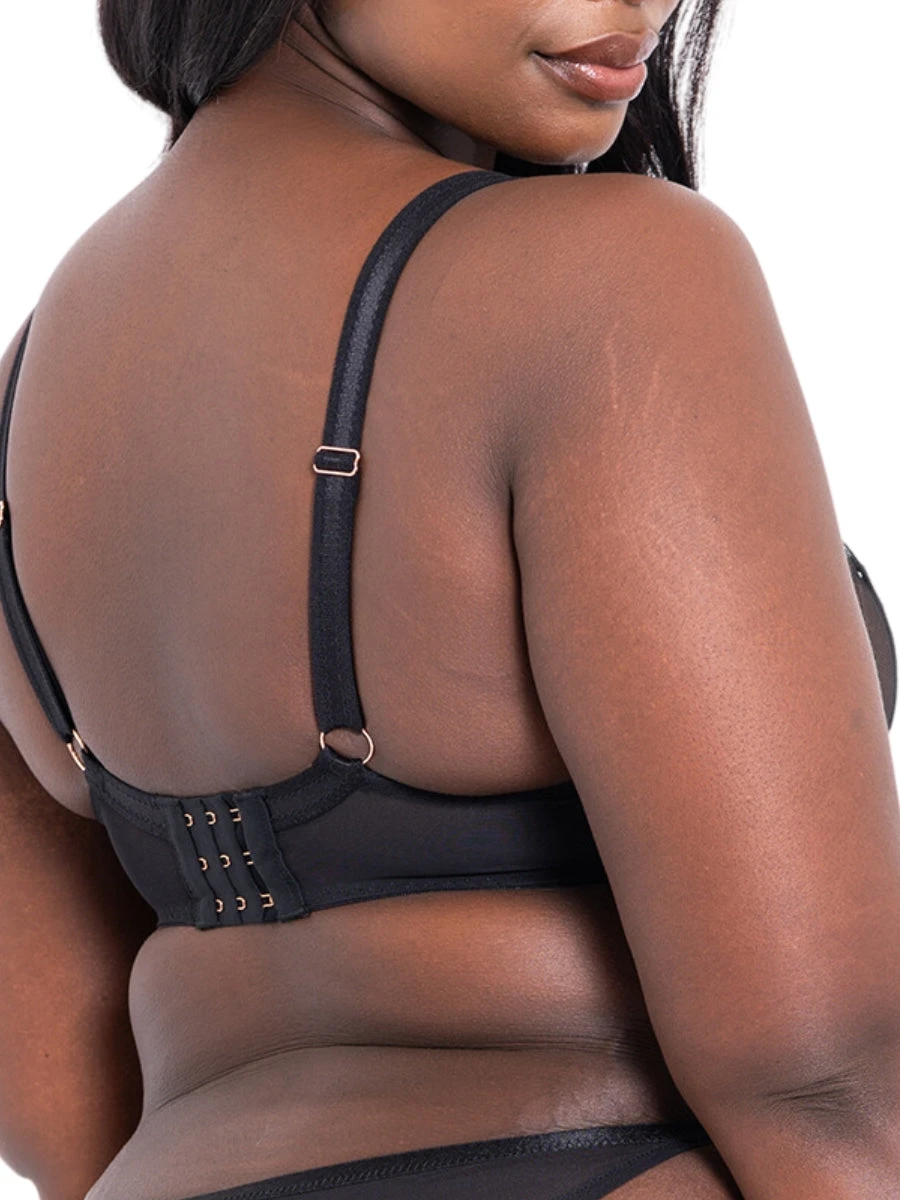 Curvy Kate Voltage Deep Plunge Bra - Black 4 Curvy Kate Voltage Deep Plunge Bra - Black - Image 2