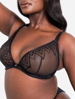 Curvy Kate Voltage Deep Plunge Bra - Black 13 Curvy Kate Voltage Deep Plunge Bra - Black -FREYA Shop braforme curvy kate voltage ST041118 BLK s