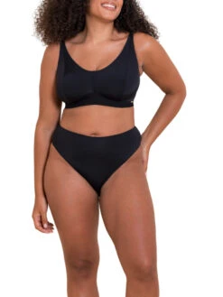 Curvy Kate Zen Non-Wired Bralette - Black -FREYA Shop braforme curvy kate zen CK093110 BLK 2f
