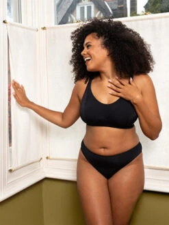 Curvy Kate Zen Non-Wired Bralette - Black -FREYA Shop braforme curvy kate zen CK093110 BLK 2l