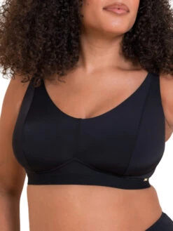 Curvy Kate Zen Non-Wired Bralette - Black -FREYA Shop braforme curvy kate zen CK093110 BLK s