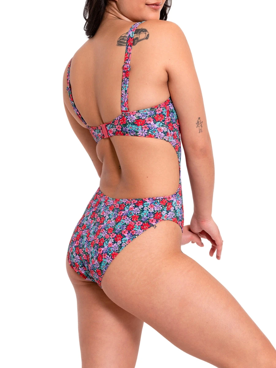 Curvy Kate Kitsch Kate Non Wired Swimsuit - Floral Print 7 Curvy Kate Kitsch Kate Non Wired Swimsuit - Floral Print - Image 5