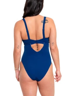 Curvy Kate Mykonos Reversible Non Wired Swimsuit - Blue Print -FREYA Shop braforme curvykate mykonos CS029607 BPT 2b