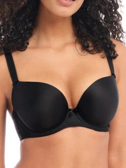 FREYA Deco Strapless Moulded Bra - Black -FREYA Shop braforme deco aa4234 uw moulded plunge bra blk black f