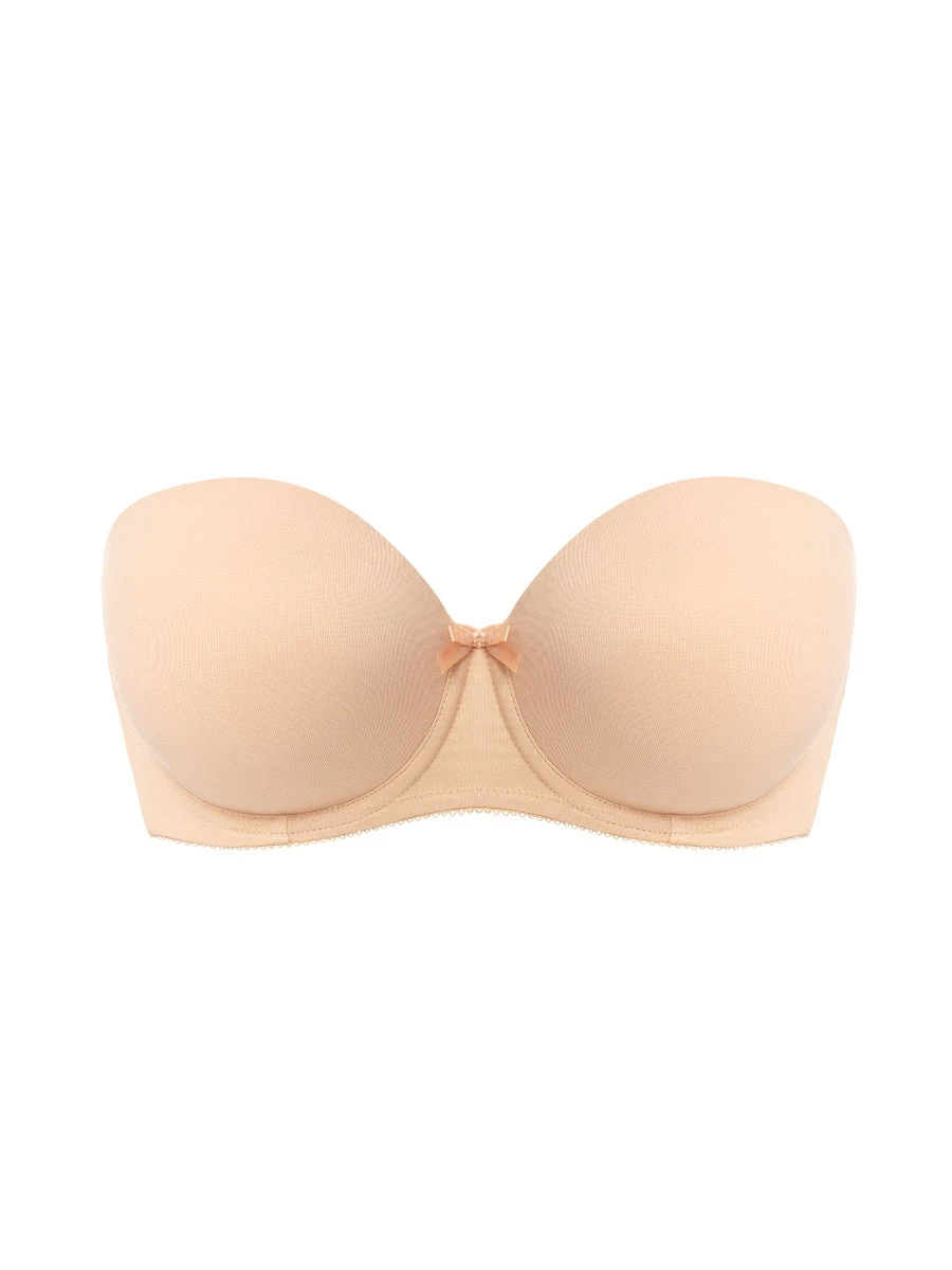 FREYA Deco Strapless Moulded Bra - Nude 9 FREYA Deco Strapless Moulded Bra - Nude - Image 7