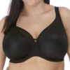 ELOMI Smooth Moulded T-Shirt Bra - Black -FREYA Shop braforme el4301 blk elomi lingerie smooth black underwired moulded bra f