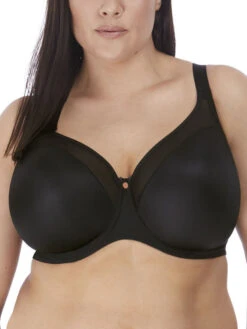 ELOMI Smooth Moulded T-Shirt Bra - Black