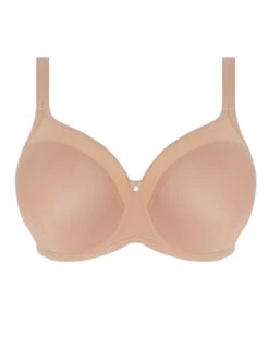 ELOMI Smooth Moulded T-Shirt Bra - Sahara -FREYA Shop braforme el4301 sah elomi lingerie smooth sahara underwired moulded bra p