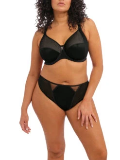 ELOMI Kintai Underwired Bra - Black -FREYA Shop braforme elomi 301205 blk fl