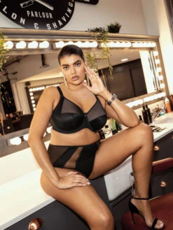 ELOMI Kintai Underwired Bra - Black -FREYA Shop braforme elomi 301205 blk ls1