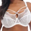 ELOMI Brianna Plunge Bra - White 2 ELOMI Brianna Plunge Bra - White -FREYA Shop braforme elomi brianna el8080 plunge bra whe white f