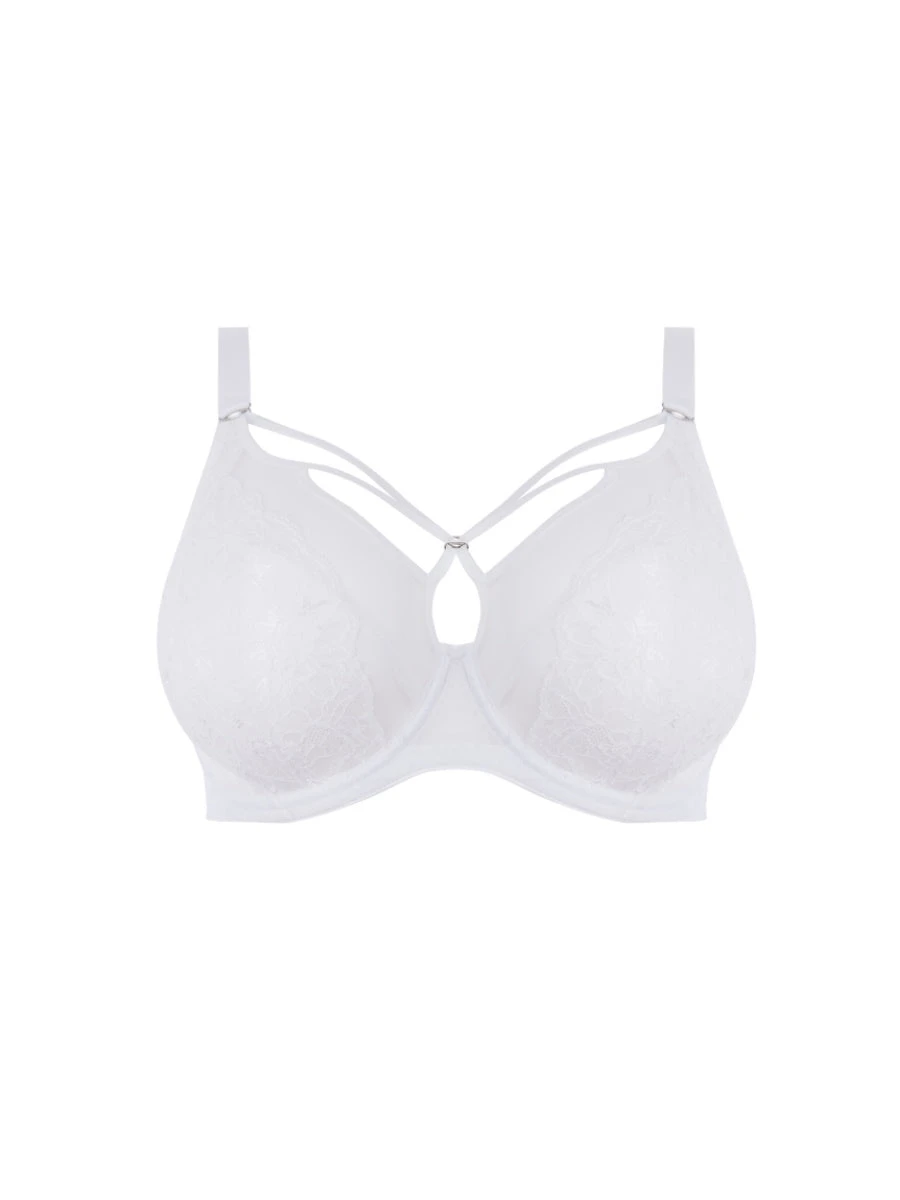 ELOMI Brianna Plunge Bra - White 6 ELOMI Brianna Plunge Bra - White - Image 4
