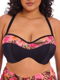 ELOMI Cabana Nights Bandeau Bikini Top - Multi -FREYA Shop braforme elomi cabana nights ES801610 MUI 3f