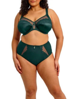 ELOMI Cate Allure Full Cup Bra - Deep Emerald -FREYA Shop braforme elomi cate allure EL302405 DPE 2f