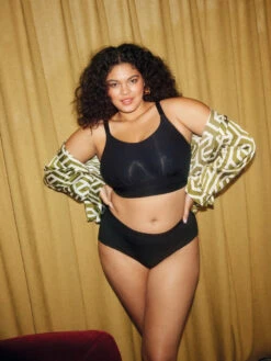 ELOMI Downtime Non Wired Bralette - Black -FREYA Shop braforme elomi downtime EL301417 BLK l