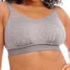 ELOMI Downtime Non Wired Bralette - Grey Marl -FREYA Shop braforme elomi downtime EL301417 GYL f