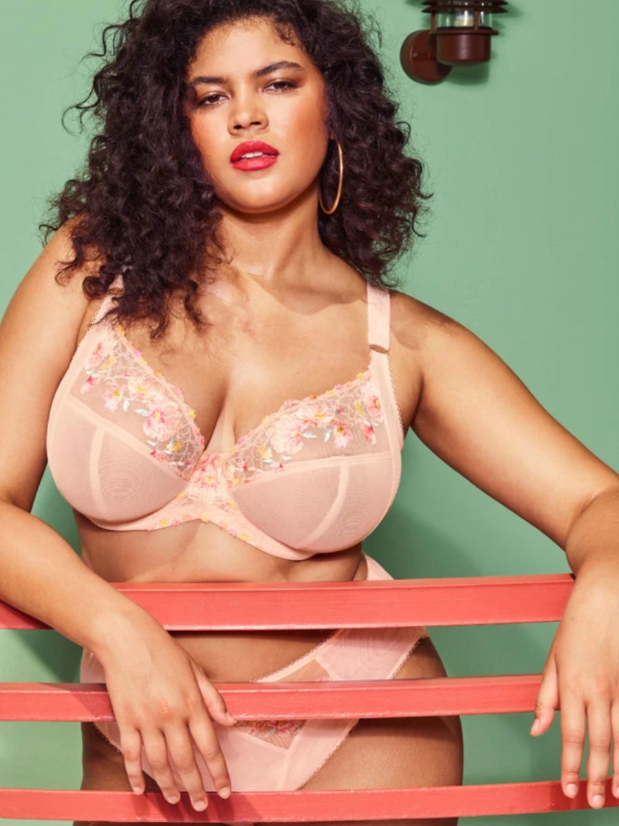 ELOMI Himari Plunge Bra - Peach Whisper 8 ELOMI Himari Plunge Bra - Peach Whisper - Image 6