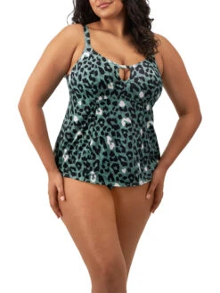 ELOMI Jungle Bay Tankini Top - Olive -FREYA Shop braforme elomi jungle bay ES802061 OLE 2f