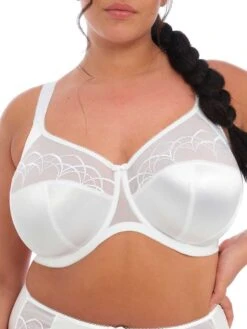 ELOMI Cate Full Cup Bra - White