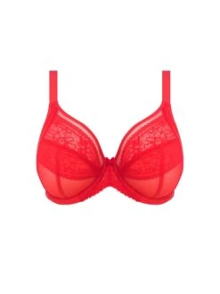 ELOMI Kendra Plunge Bra - Cherry -FREYA Shop braforme elomi lingerie kendra cherry red el301602 p