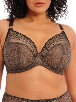 ELOMI Matilda Plunge Bra - Leopard